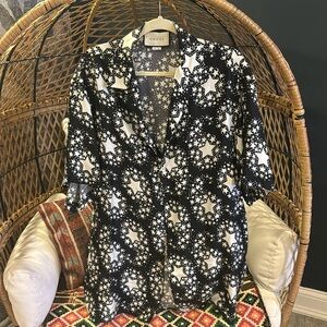 Vintage silk Gucci button down shirt